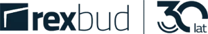 Logo firmy budowlanej Rex-Bud