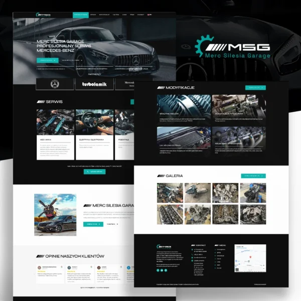 strona internetowa - merc silesia garage