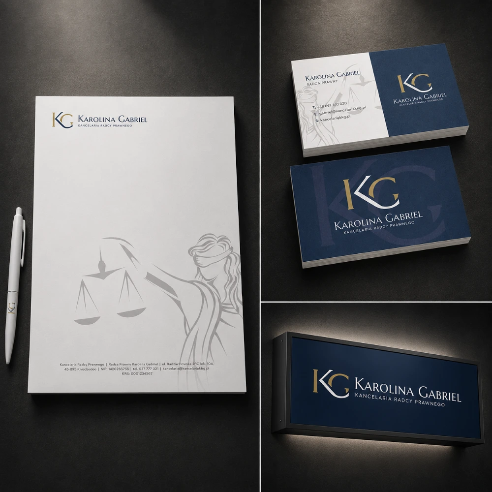 branding dla radcy prawnego Karolina Gabriel