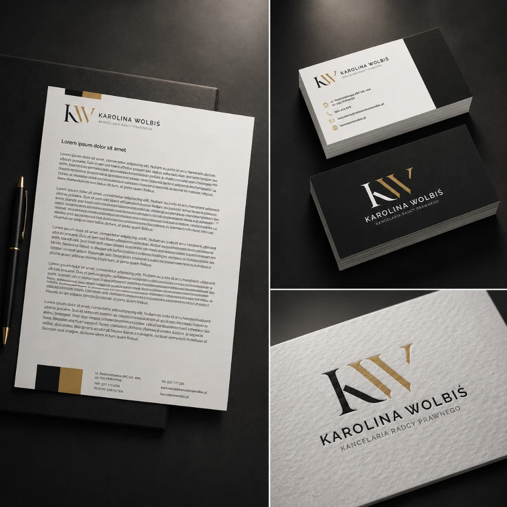 branding dla radcy prawnego Karoliny Wolbiś