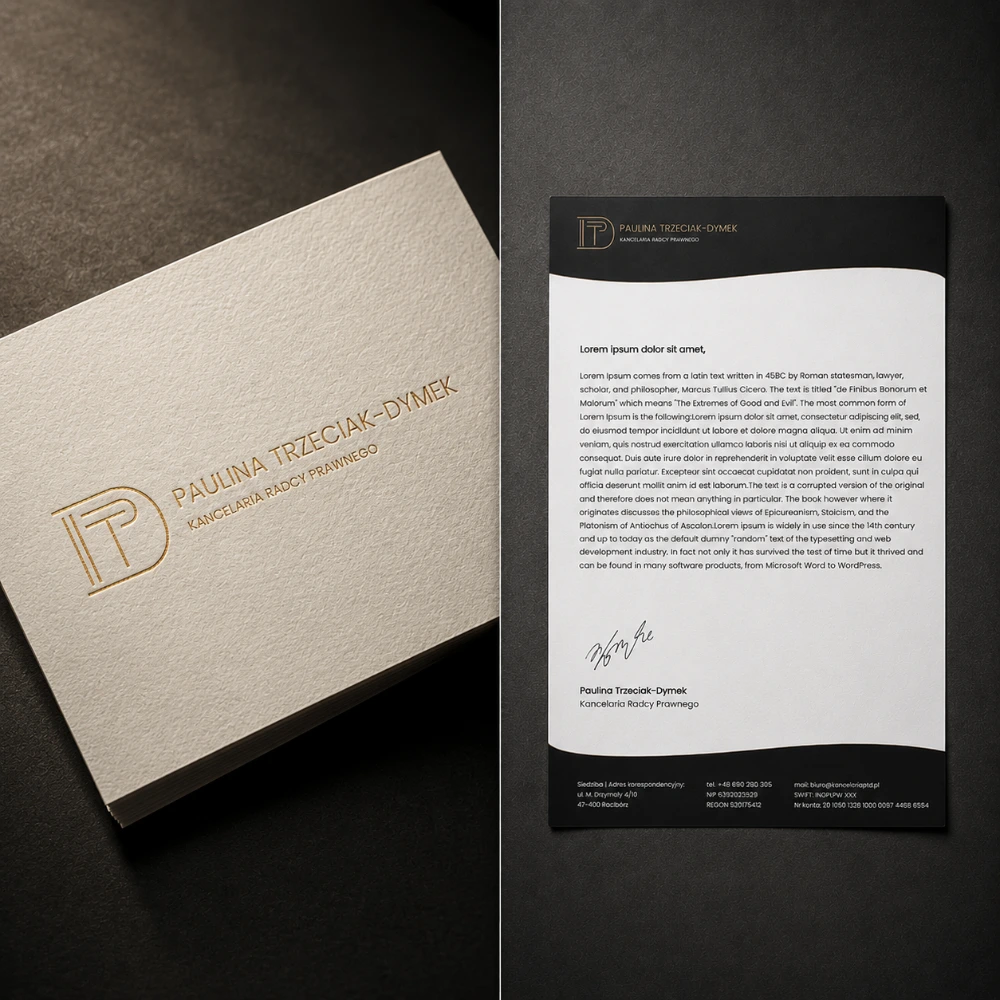 branding dla radcy prawnego Paulina Trzeciak-Dymek