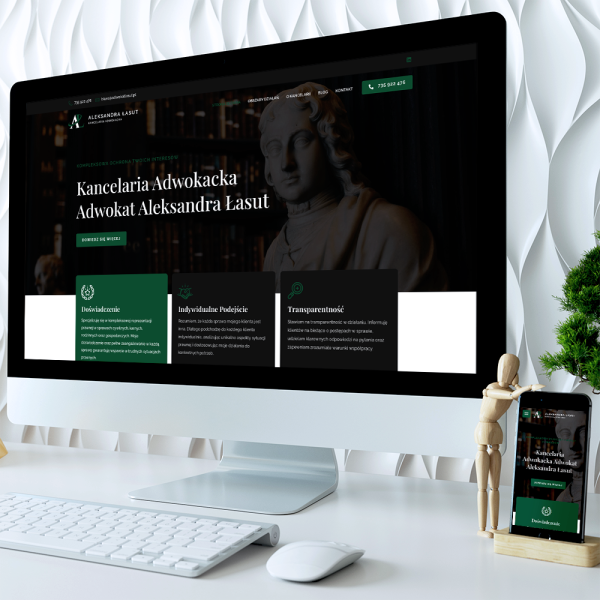 strona internetowa Kancelaria Radcy Prawnego Aleksadra Łasut