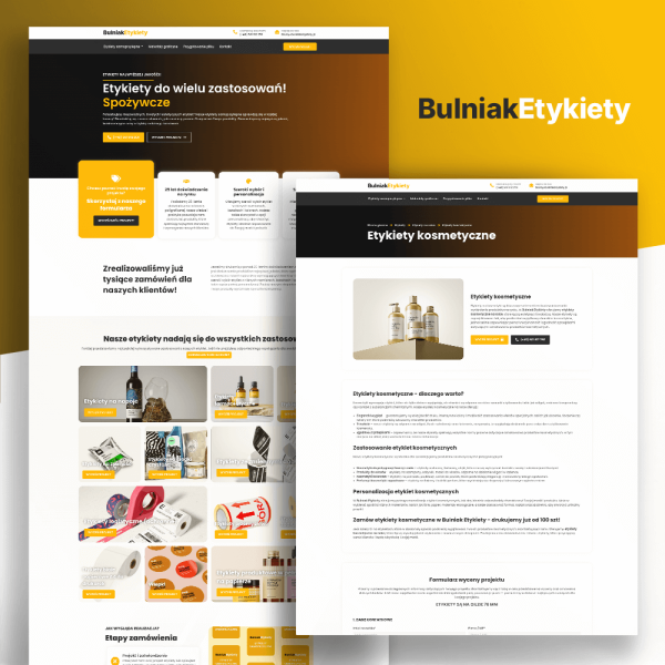 Strona internetowa - bulniaketykiety