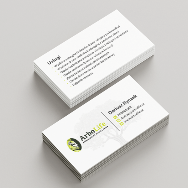 aroblife - wizytówki