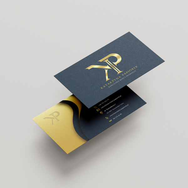 wizytówki Kancelaria Radcy Prawnego Katarzyna Papiorek