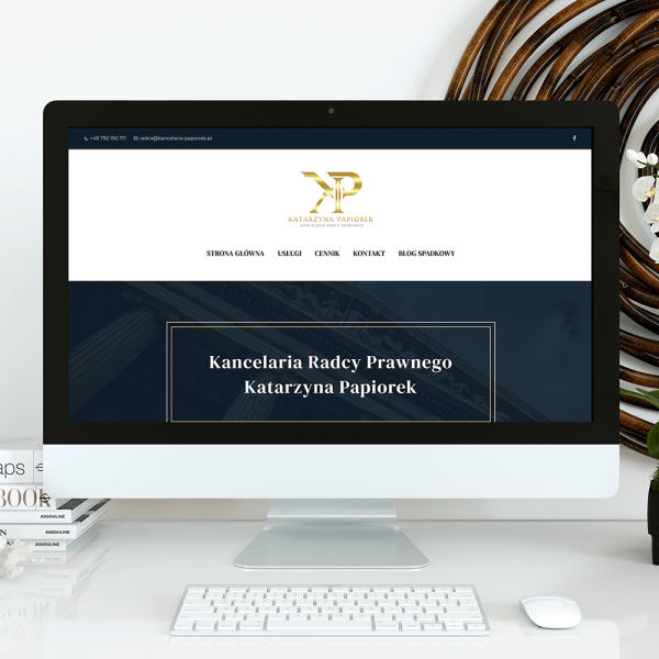 strona internetowa kancelaria radcy prawnego Katarzyna Papiorek