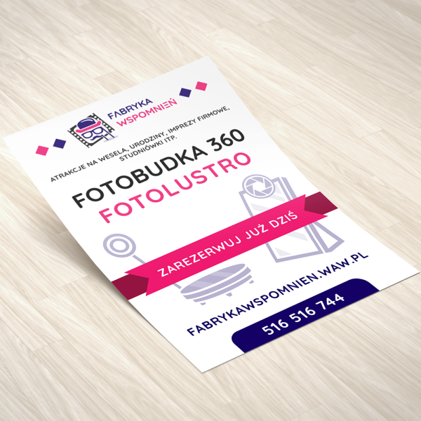 ulotka - fabryka wspomnień