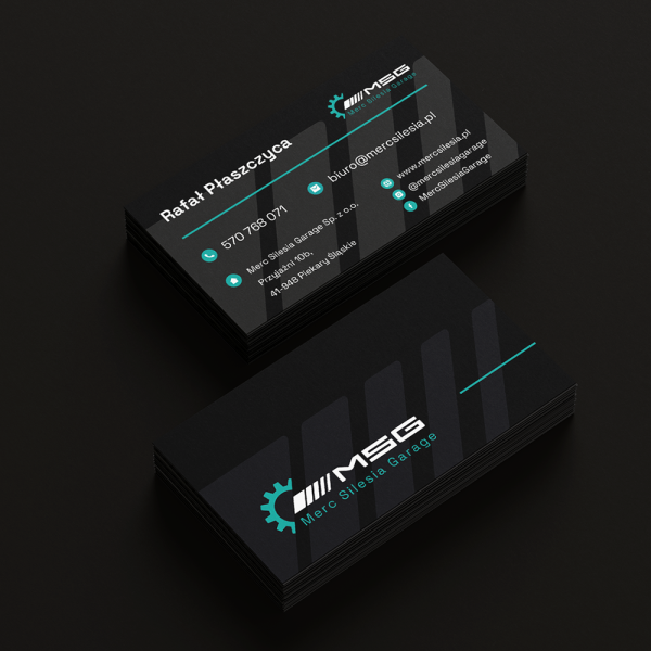 wizytówki - merc silesia garage